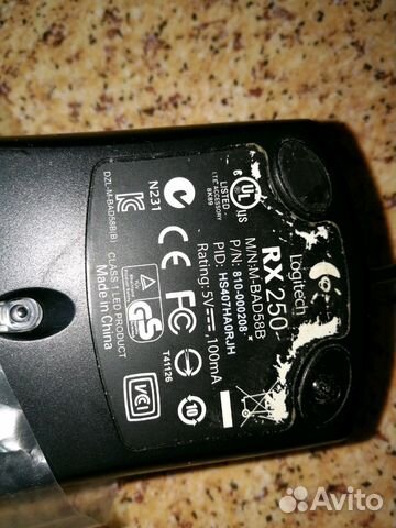 Мышь logitech компьютерная usb