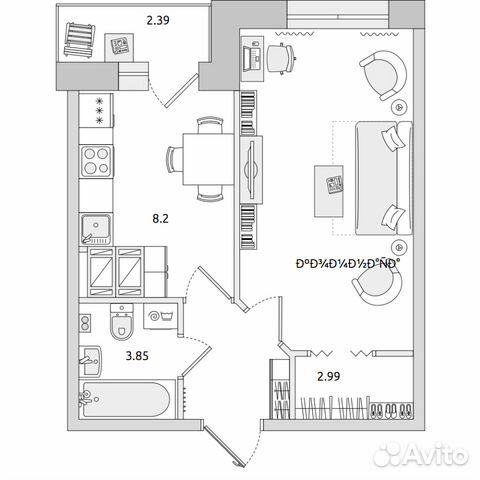 1-к квартира, 37.9 м², 16/24 эт. 1-к квартира, 37.9 м², 16/24 эт.