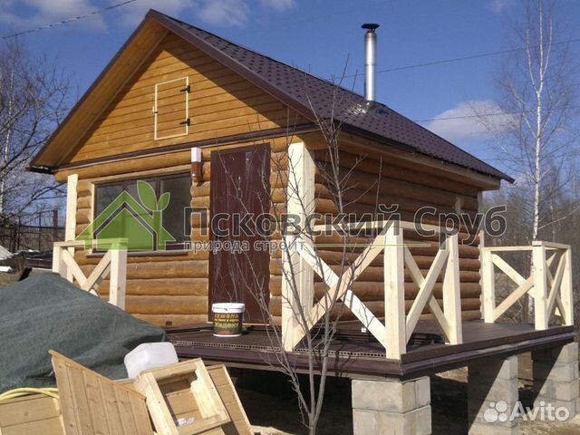 Сруб из бревна 6х6