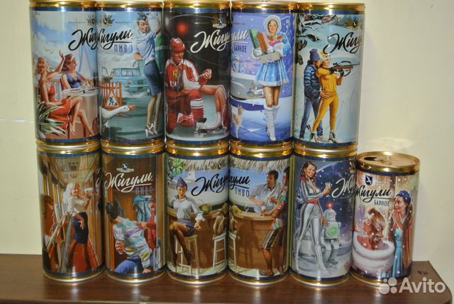 Набор пивных банок Набор пивных банок