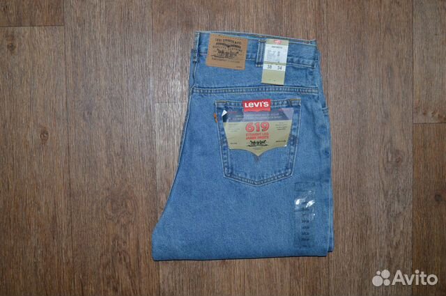 levis 619 orange tab