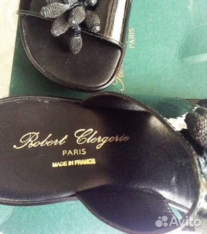 Шлепанцы Robert Clergerie Paris Шлепанцы Robert Clergerie Paris