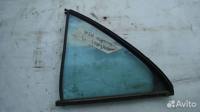 Стекло двери для мерседес форточка 210 левое