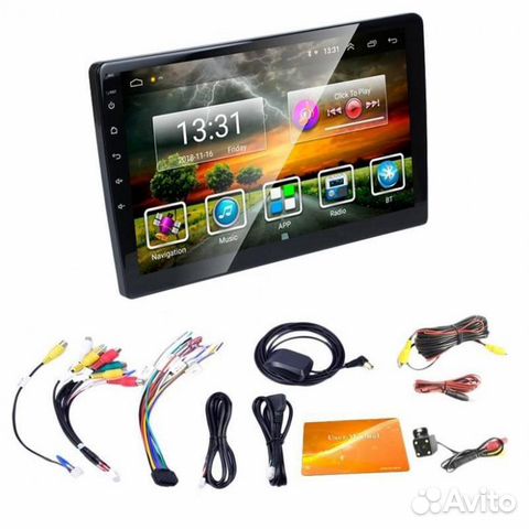2 Din магнитола 9.1 дюйма. Android.Gps