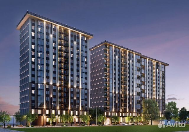 2-к квартира, 64.8 м², 13/16 эт.