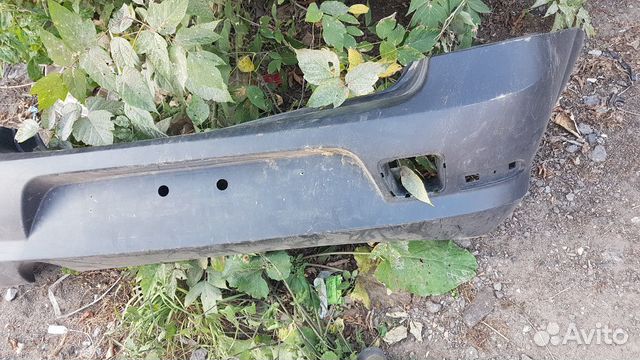 Бампер задний Рено Логан фаза 2 рестайлинг