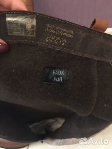 Новые кожаные сапоги на утеплителе Aldo