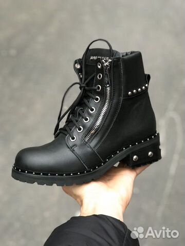 Ботинки Balmain Кожа Оснь Ботинки Balmain Кожа Оснь