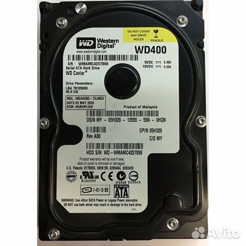 Жесткий диск SATA WD 40Gb Жесткий диск SATA WD 40Gb