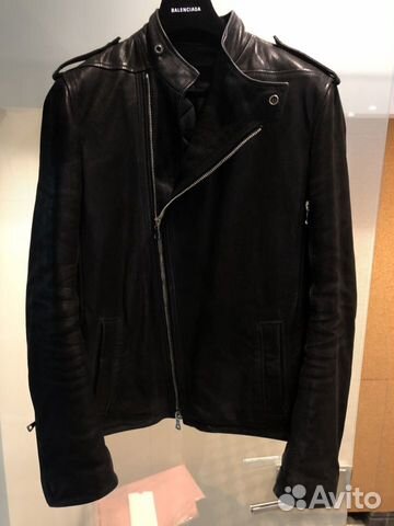 Кожаная куртка balmain