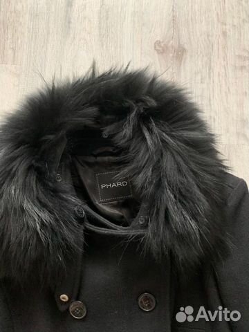 Пальто шерсть с меховым воротником Пальто шерсть с меховым воротником