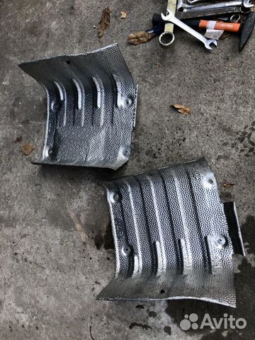 Термо экран глушителя BMW F02 750