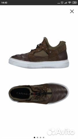 Кеды-ботинки cafenoir 43 размер Кеды-ботинки cafenoir 43 размер