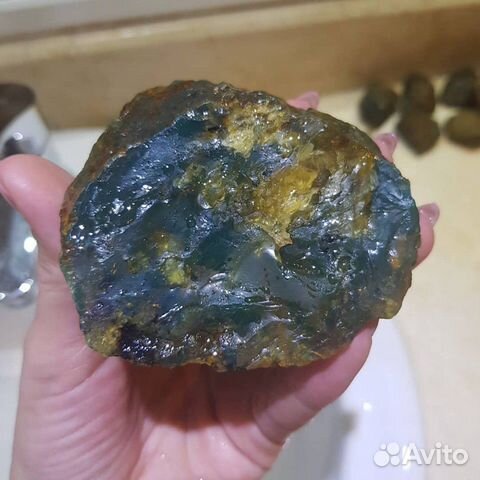 21. Коллекционный голубой Доминиканский янтарь