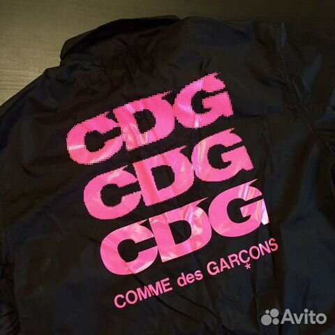 comme de garcon coach jacket