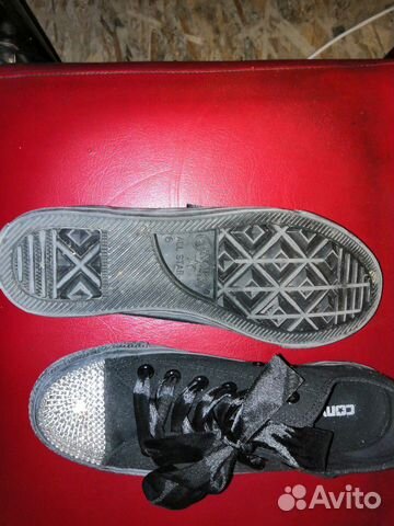 Converse.кеды со стразами