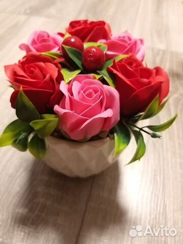 Розы из мыла Розы из мыла