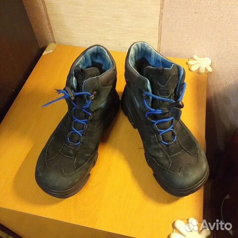 Зимние ботинки Gortex фирмы Ecco. В хорошем состоя Зимние ботинки Gortex фирмы Ecco. В хорошем состоя