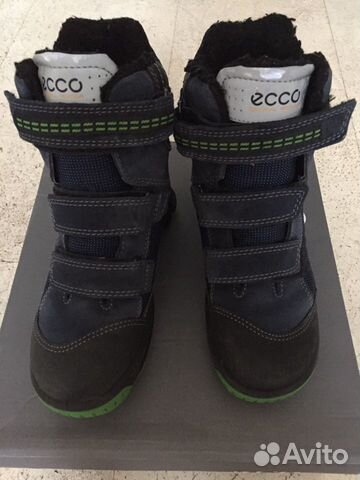 Ботинки зимние ecco, gore-tex, 33 р-м Ботинки зимние ecco, gore-tex, 33 р-м