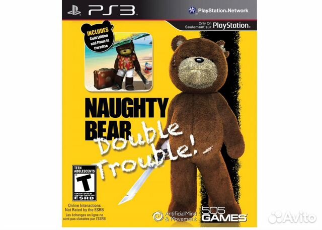 Naughty Bear: Double Trouble (Gold Edition) (PS3 Naughty Bear: Double Trouble (Gold Edition) (PS3