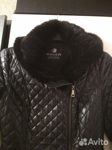 Зимнее кожаное пальто с капюшоном из вязаной норки Зимнее кожаное пальто с капюшоном из вязаной норки