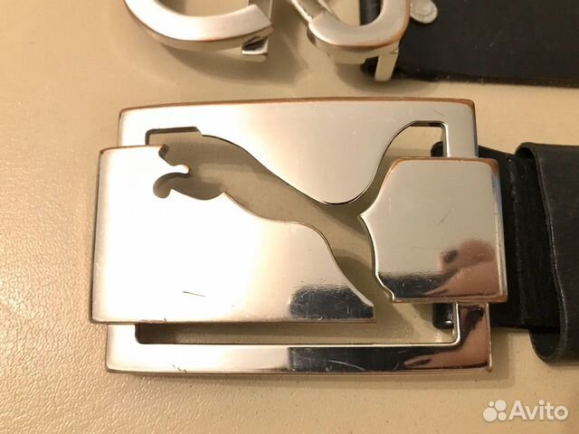 Ремень кожаный б/у Puma