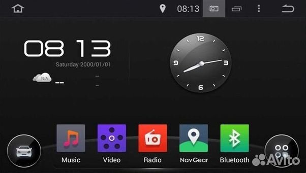 Автомагнитола Android 9 Opel Astra H (серый)