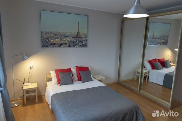 

1-к. квартира, 40 м², 2 кровати
