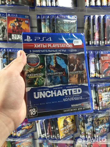 Игра Uncharted Натан Дрейк Коллекция для PS4 Новая