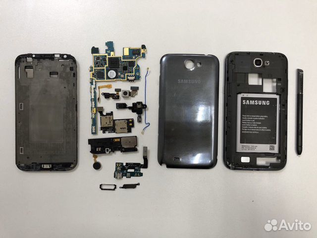 Samsung Note 2 GT-N7100 в разборе
