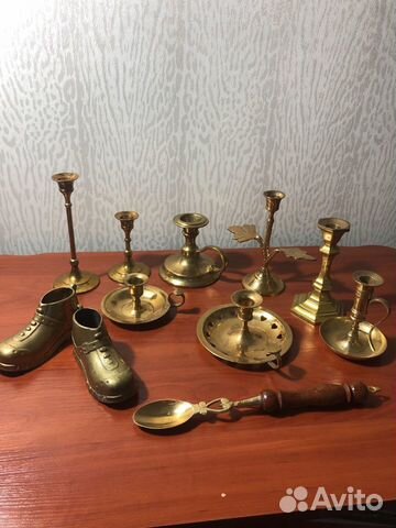 Подсвечник из латуни Подсвечник из латуни