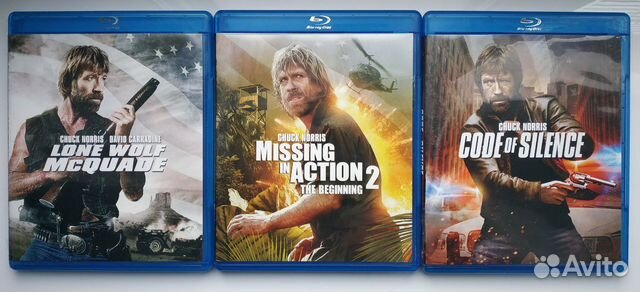 Blu-Ray Диски (Оригинал) Chuck Norris + боевики