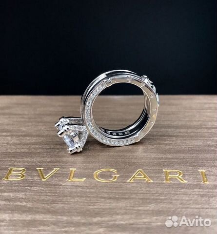Кольцо и серьги новые Bvlgari серебро 925 Кольцо и серьги новые Bvlgari серебро 925