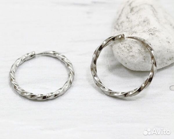 Серьги кольца Новые Серьги кольца Новые