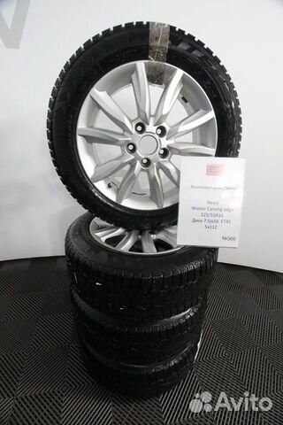 225/55R16 Комплект колес Б У зимние на Audi