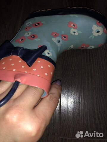 Резиновые сапоги mothercare цветы 21 размер