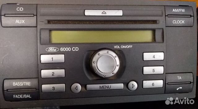 Штатная магнитола ford kw 2000 Штатная магнитола ford kw 2000