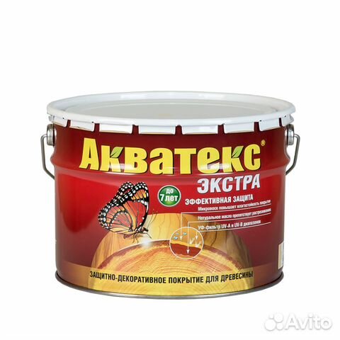 Акватекс антисептик для древесины 10л