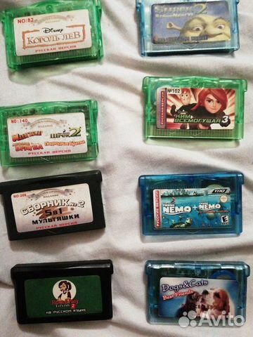 Картриджи на game boy