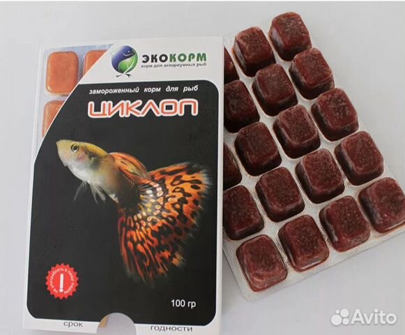 Замороженный корм для аквариумных рыб купить на Зозу.ру - фотография № 4