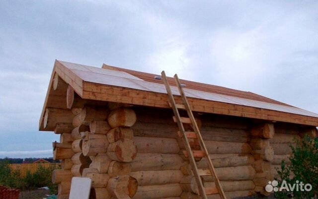 Сруб 6х6 +2х3 из рубленного бревна Сруб 6х6 +2х3 из рубленного бревна