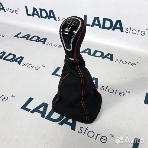 Ручка и чехол кпп (кожа) в стиле Веста LADA