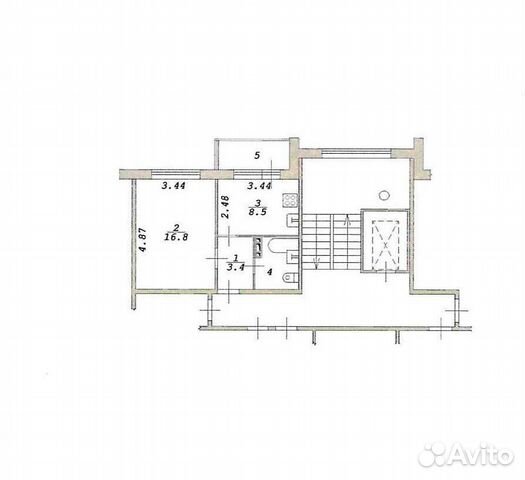 1-к квартира, 33 м², 7/9 эт. 1-к квартира, 33 м², 7/9 эт.
