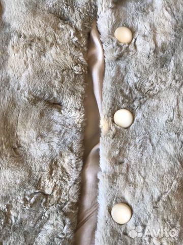 Светлая зимняя шуба