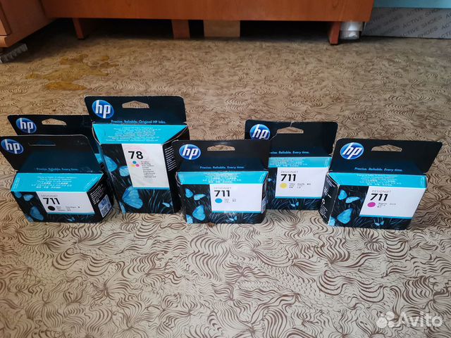Набор картриджей на HP 711 / 78
