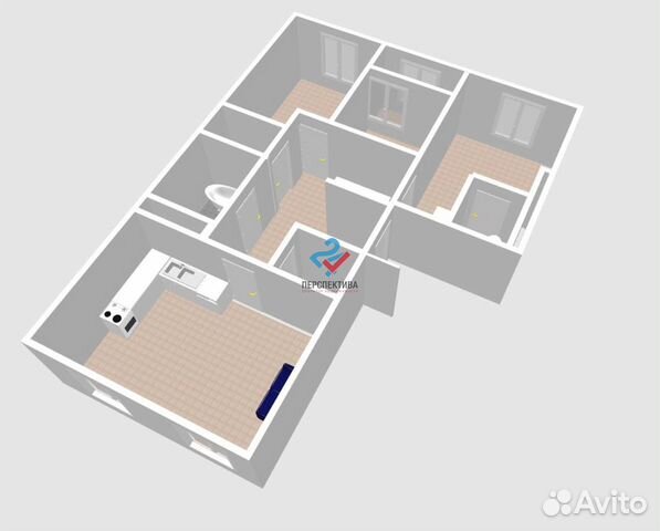 4-к квартира, 127 м², 14/19 эт.