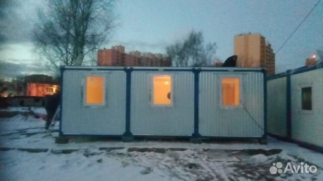 Модульное здание из 3-х блок-контейнеров Модульное здание из 3-х блок-контейнеров