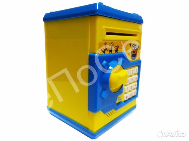Детская копилка Миньоны Электронный сейф Minions Детская копилка Миньоны Электронный сейф Minions
