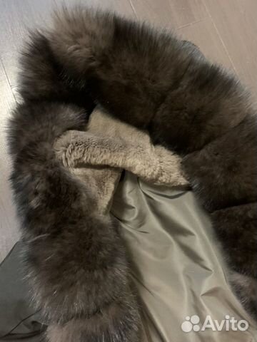 Парка с мехом песец и кролик
