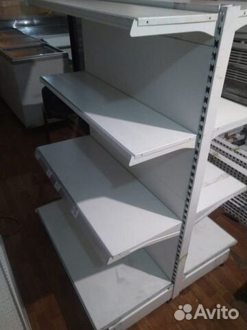 Торговые стеллажи металлические островные